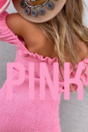 שמלת ברבי ציפקות- ורוד