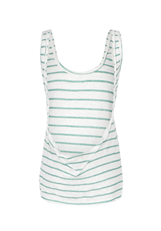 גופיית פסים- ירוקה