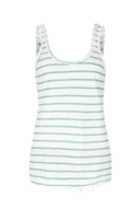 גופיית פסים- ירוקה