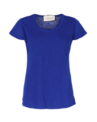 חולצת בייסיק- גב חשוף- כחולה