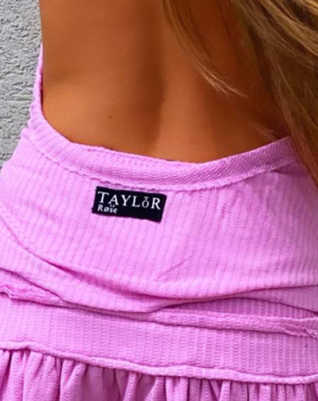 חצאית וופל- ורוד