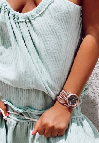 גופיית וופל- מנטה