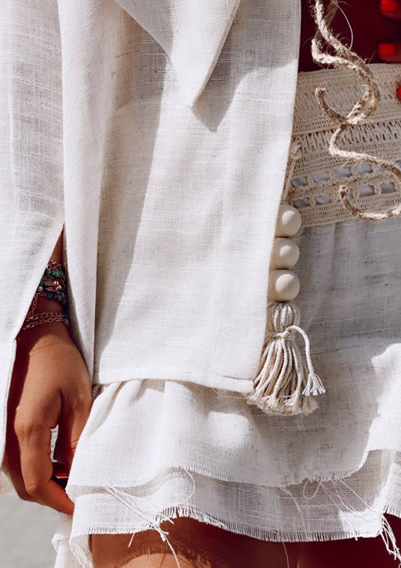 מיני מקסי בוהו חצאית מיני קדמי מקסי גב 3