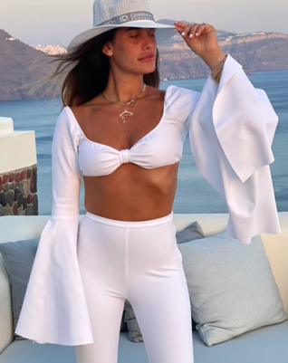 קליאו- סט לבן- טופ