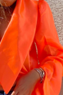 חולצת שייני שיק -כתום