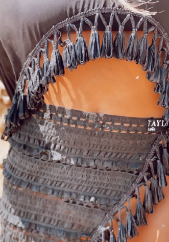 סט חוף- פראו קרושה- שחור