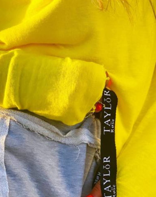 חולצת בייסיק ארוכה- צהוב