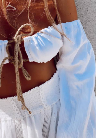 טופ ברבי- לבן