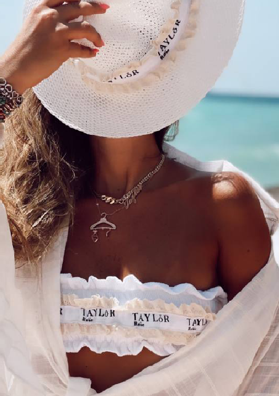 טיילור וינטאז לבן כובע1