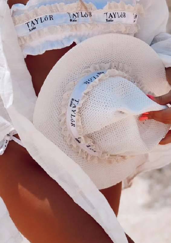 טיילור וינטאז לבן כובע2