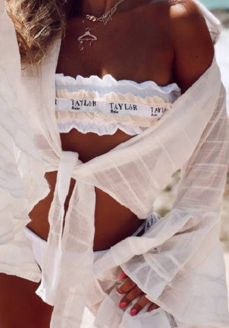 עליונית וופל- לבנה