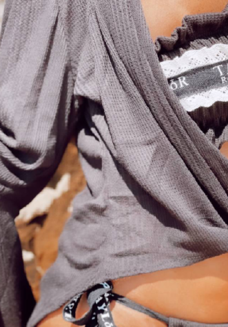 וופל וינטאז שחור- עליונית