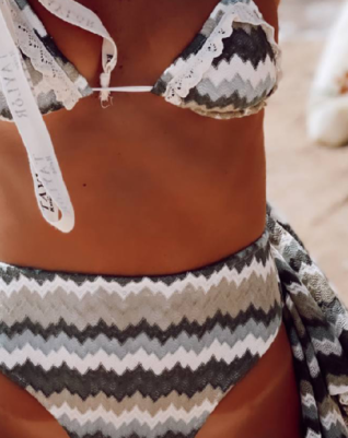 מיסוני ירוק זית- בגד ים