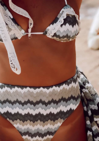 מיסוני ירוק זית- בגד ים