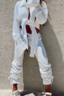 וופל וינטאז לבן- סט