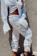 וופל וינטאז לבן- סט