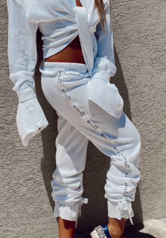 וופל וינטאז לבן- סט