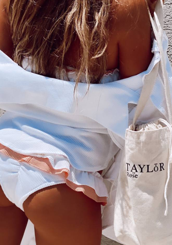 עליונית מלמלתית וופל וינטאז לבנה 3