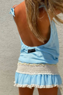 וופל תכלת- גופייה