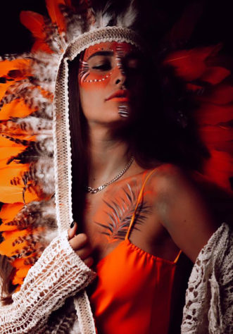 כתר אינדיאני כתום