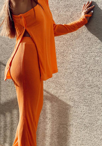 סט חליפה- כתום