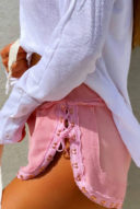 שורט קרסים- אפרסק