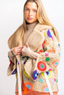 מעיל סריג קלוע