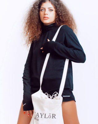 סט סריג משי- שחור