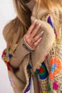 מעיל סריג קלוע