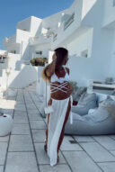 white flowers - בגד ים פרח לבן