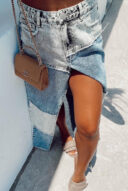 חצאית מקסי גינס טלעים