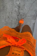 חצאית קרושה כתומה