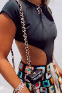 בגד גוף גיטרה שחור