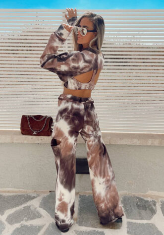 סט טריפל טאי דאי בראון