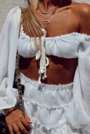 נוצה לבנה- סט פשתן