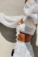 נוצה לבנה- סט פשתן