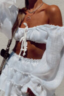 נוצה לבנה- סט פשתן