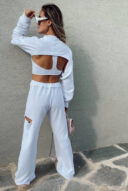 גופיה וקפוצון לבן