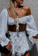 נוצה לבנה- סט פשתן