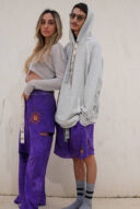 שורט סגול וואש גבר