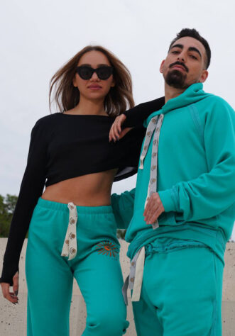 קפוצון טורקיז גבר סאני