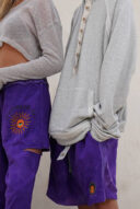 שורט סגול וואש גבר