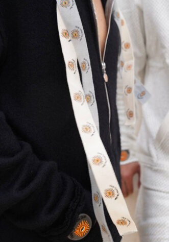 קפוצון רוכסן שחור גבר