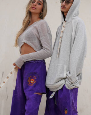 מכנס סגול וואש סאני