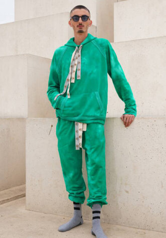 מכנס ירוק וואש גבר